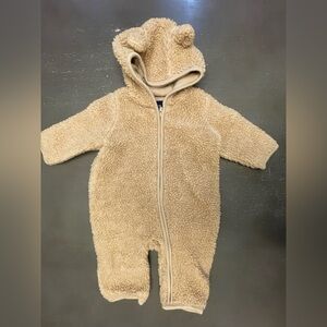 Baby GAP Tan Sherpa Infant Bunting